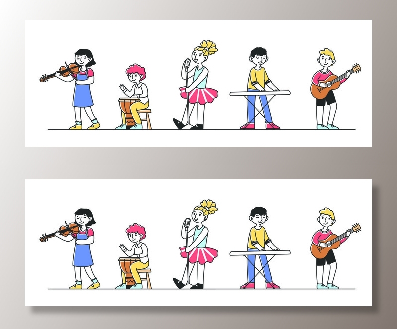 扁平化人物场景办公互联网等距ai矢量设计网页海报UI素材插画