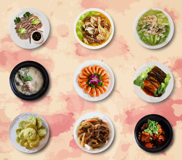 中国菜, 矢量, 美食 新年 年会 中国菜 矢量 美食