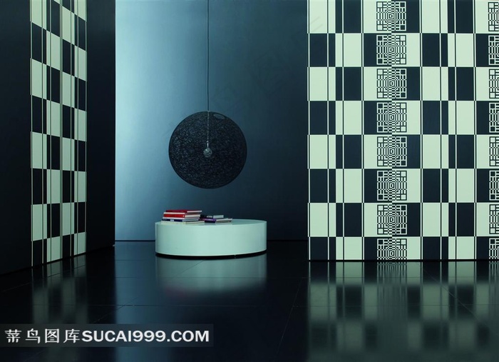 欧美室内效果图清新