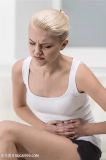 欧美痛苦肚子痛表情图片