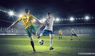 踢球的足球运动员高清图片