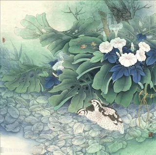 花卉时尚鸟装饰画