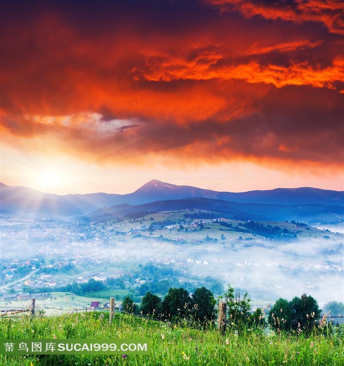 梦幻的田园风景