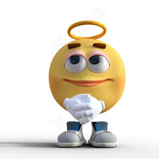 表情符号, 图释, 笑脸, 孤立, 白色的