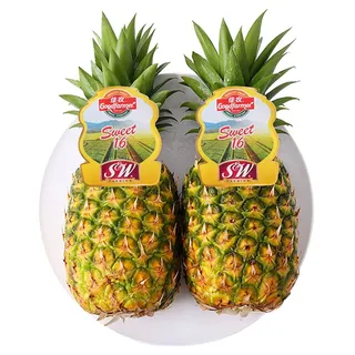 菠萝-2水果超市商品白底图免抠实物摄影png格式图片透明底