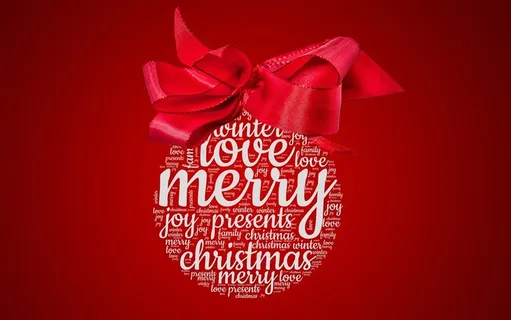 丝带蝴蝶结圣诞节背景