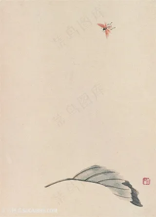 齐白石虫趣国画图片