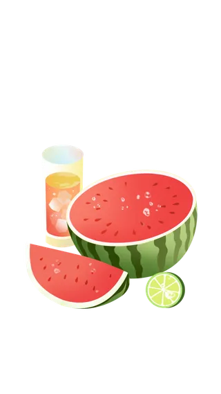 夏日西瓜素材