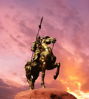 赵云铜像图片素材 赵云铜像图片素材