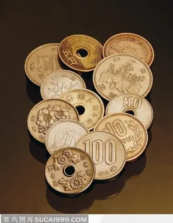 不同年代的硬币