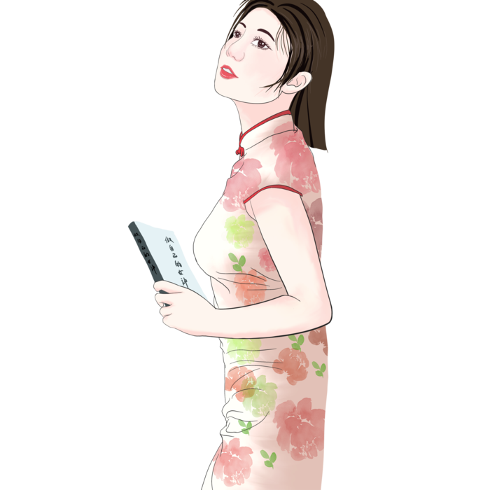 传统旗袍美女 (41)