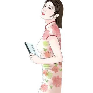 传统旗袍美女 (41)