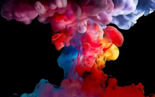 色彩飞溅艺术高清素材图