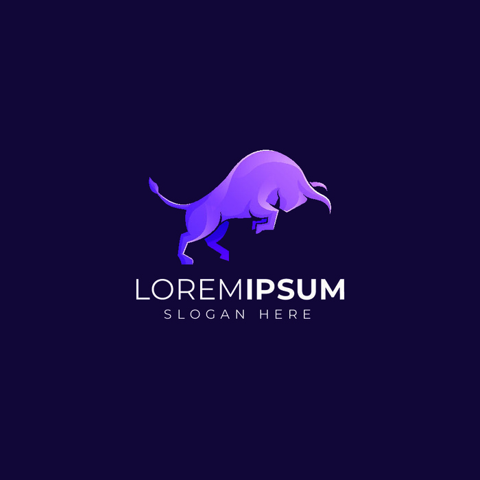 动物形象几何图形状鸟类狗狗渐变LOGO标志ai矢量源文件设计素材eps,ai矢量模版下载