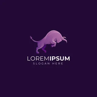 动物形象几何图形状鸟类狗狗渐变LOGO标志ai矢量源文件设计素材