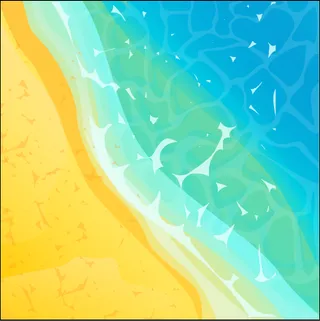 夏天海滩大海背景