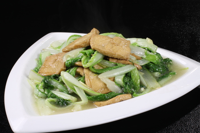 小白菜炖豆腐 (1)
