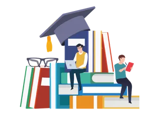 看书 教育 学识  博士帽 研究