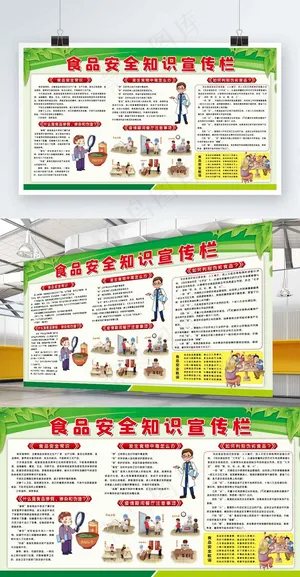 食品安全知识宣传栏