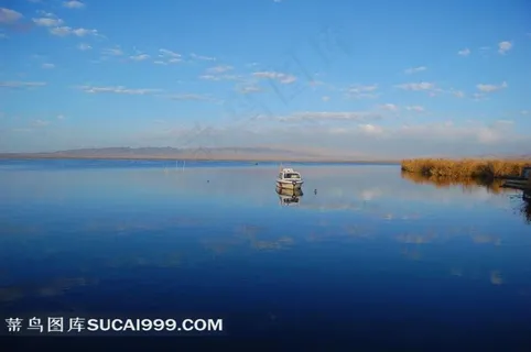 青海茶卡盐湖美景素材