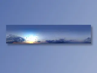 日出时的云彩风光