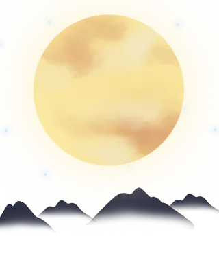 中秋月亮素材