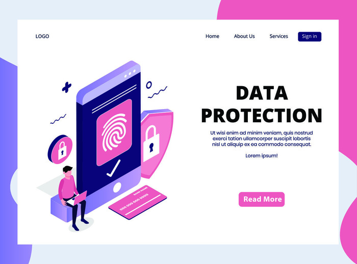 扁平化人物场景办公互联网等距ai矢量设计网页海报UI素材插画