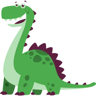 卡通恐龙生日宝宝宴派对素材恐龙派对免扣素材