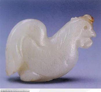 中华传统-白色公鸡玉器 中华传统-白色公鸡玉器