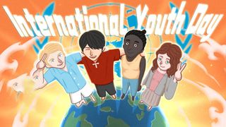 54青年海报54青年插画海报