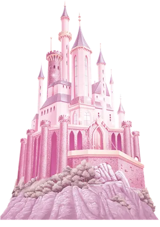 迪士尼粉色城堡免扣PNG