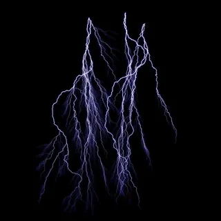 绚丽的天空闪电