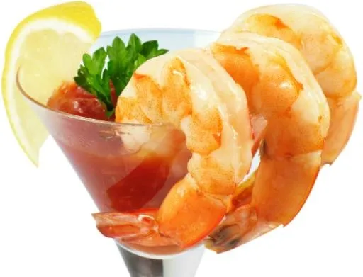 虾鸡尾酒 PNG免抠(529x405)
