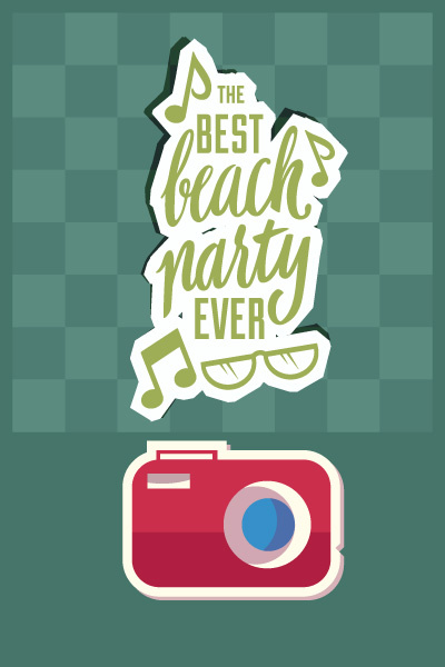 夏天海报|矢量|插画|扁平|风格