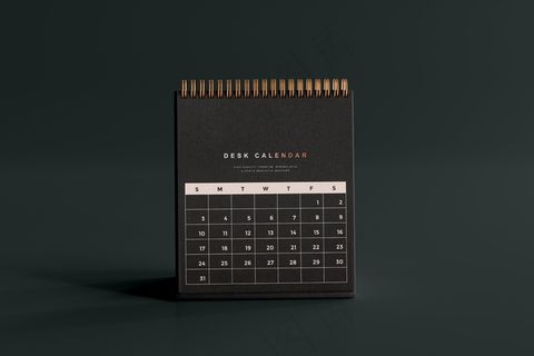 高端暗黑文具类文创VI样机模板