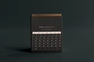 高端暗黑文具类文创VI样机模板