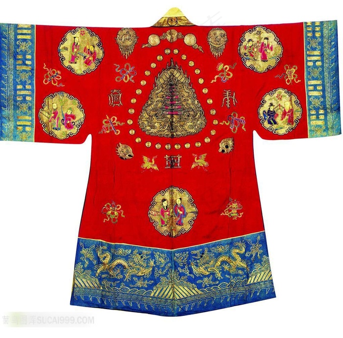 精美的清代服饰素材