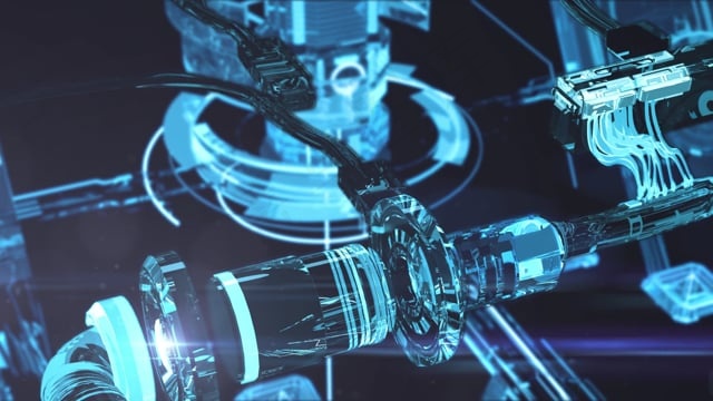 技术, 机器, 建造, 科幻小说, 蓝色的, 设计, 现代的