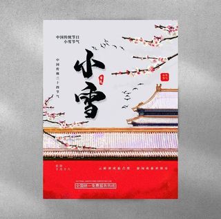 小雪 小雪朋友圈海报