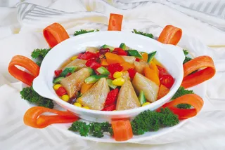 0911CC-617五彩糯米粽