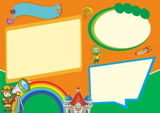 中小学手抄报彩色望远镜