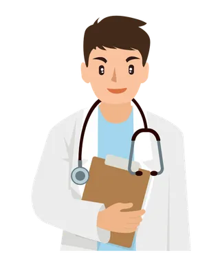 卡通男医生