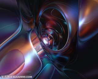 渐变涂鸦炫彩科技PPT背景素材