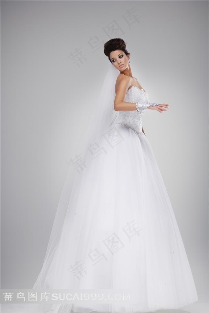 欧美婚纱照美女高清图片