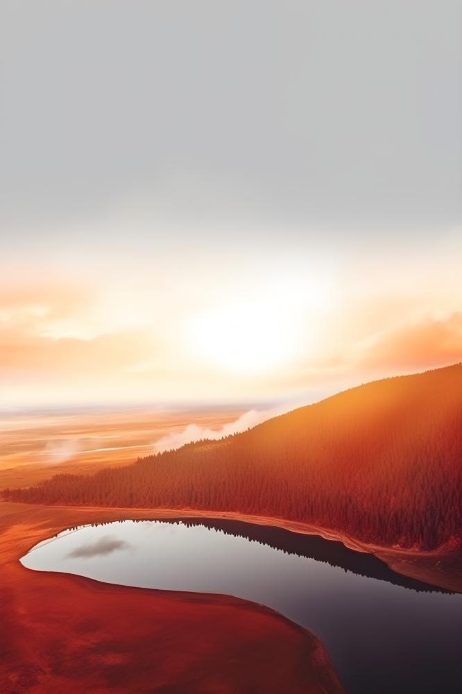 空灵山脉云间背景(2400x3600)