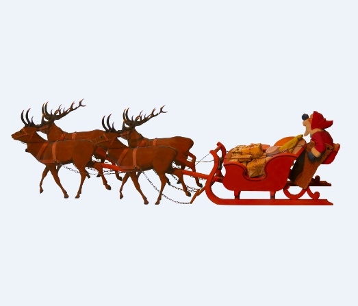 圣诞节雪花风景装饰背景墙