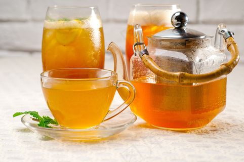 清凉夏日夏季饮品摄影图片