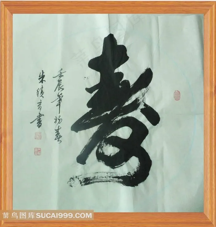 精美的寿字书法艺术字