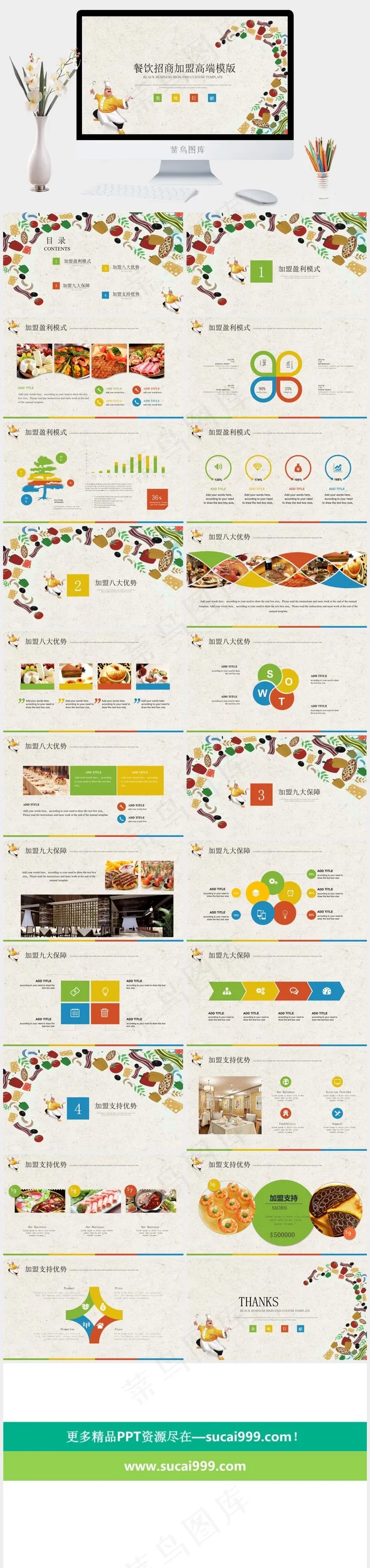 招商加盟PPT模板连锁店ppt模版