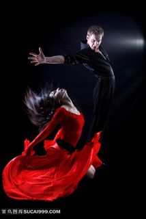 时尚情侣舞蹈人物素材图片下载